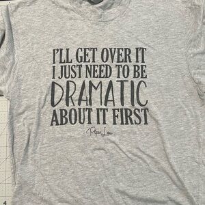 Next Level Apparel Gray Graphic Tee